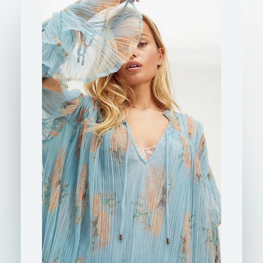 Free People Dahlia Floral Tunic